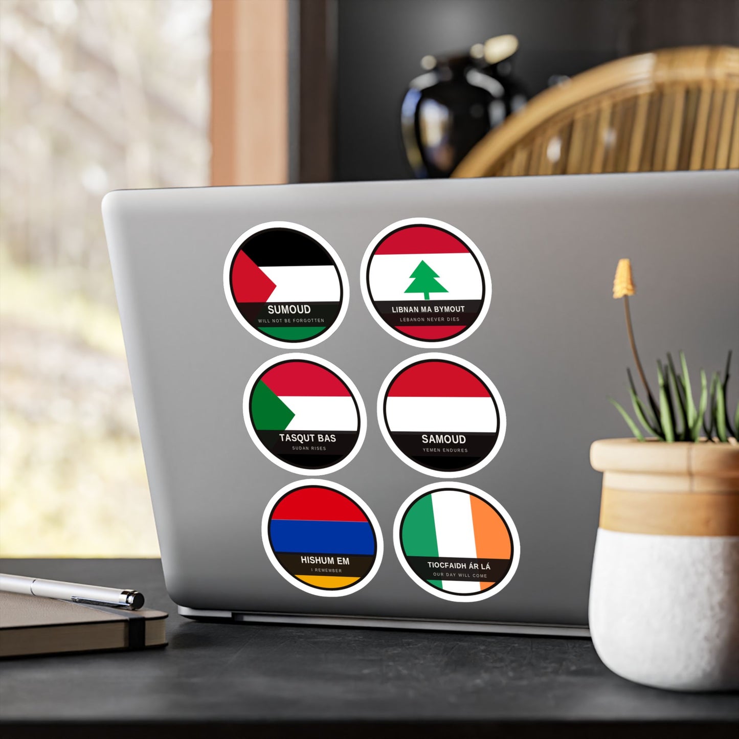 All Six Causes — Sticker Sheet