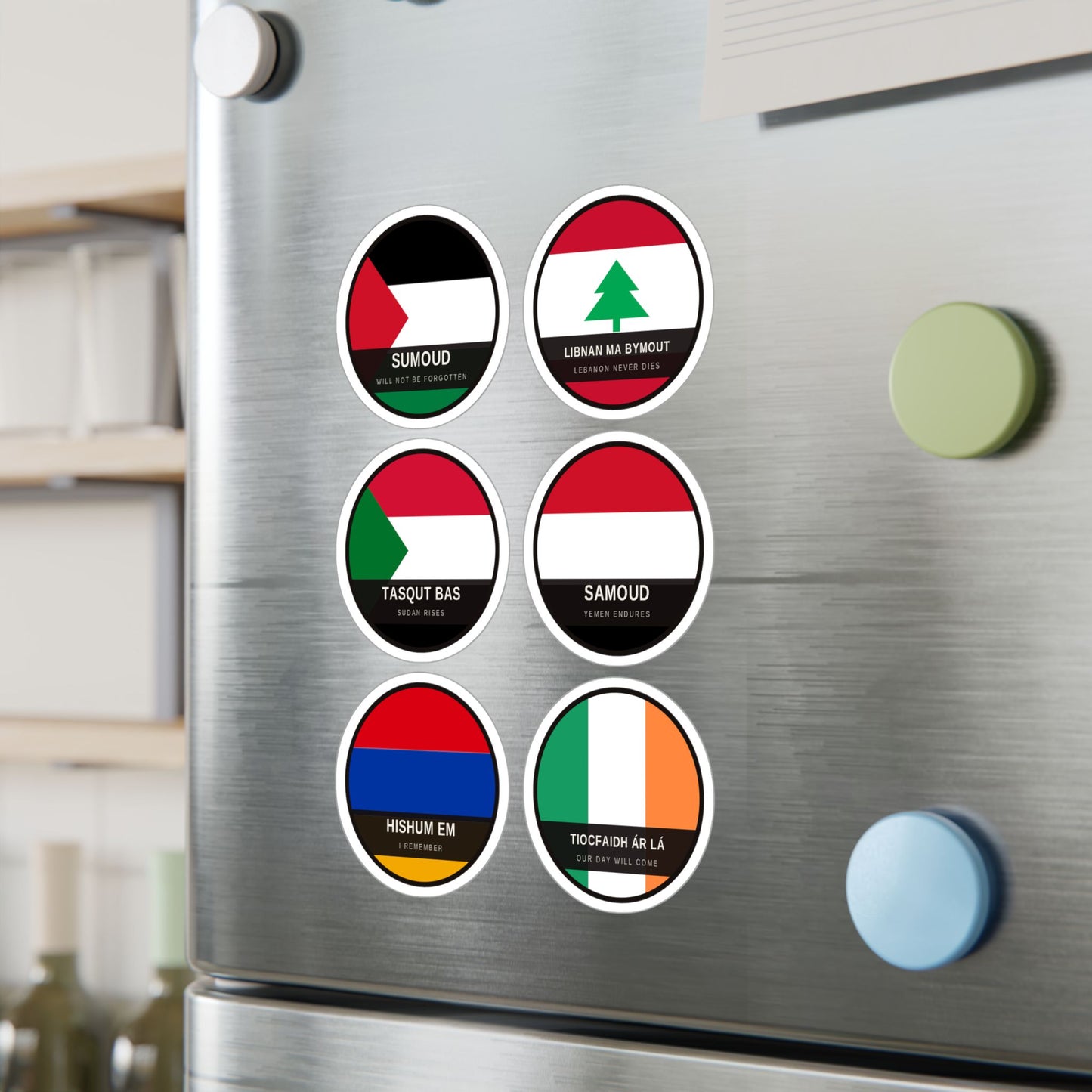 All Six Causes — Sticker Sheet