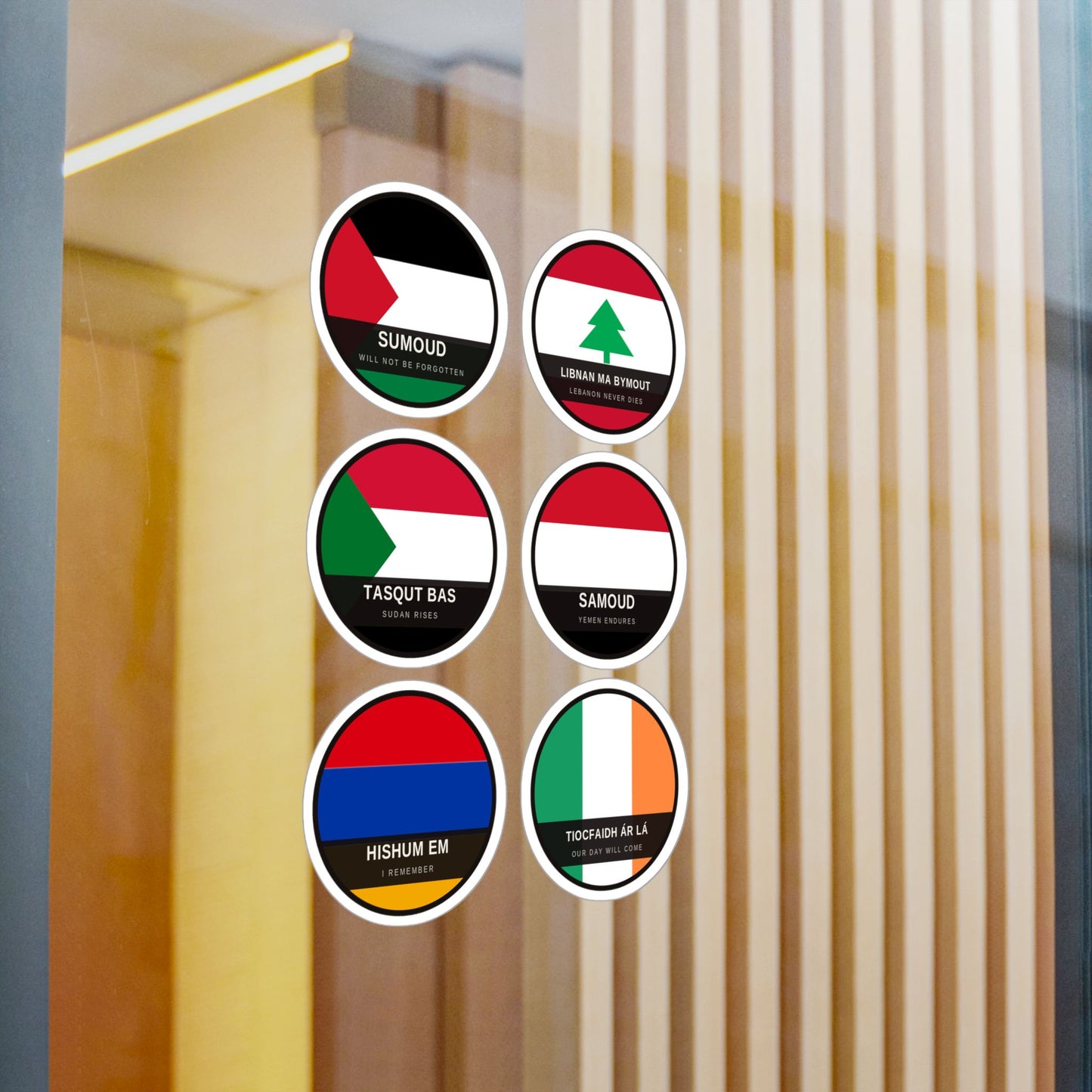 All Six Causes — Sticker Sheet